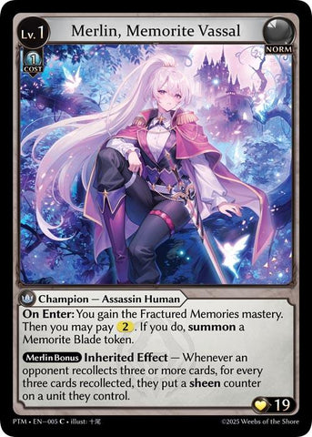 Merlin, Memorite Vassal (005) [Phantom Monarchs]