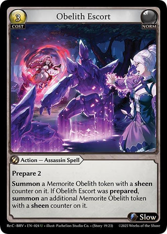 Obelith Escort (024) [Merlin Re: Collection, Brilliant Vestige]
