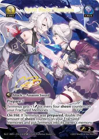 Spirit Blade: Terminus (CSR) (038) [Merlin Re: Collection, Brilliant Vestige]