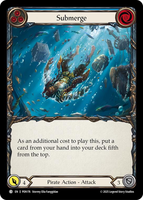 Submerge (Blue) (Regular) [PEN176] (Compendium of Rathe)