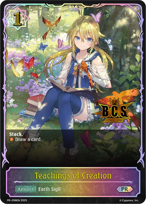 Teachings of Creation (PR-298EN) [Promotional Cards]