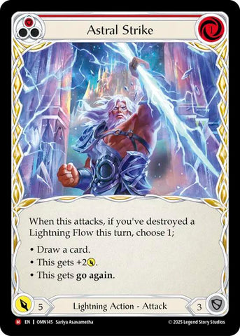 Astral Strike [OMN145] (Omens of the Third Age)  Rainbow Foil