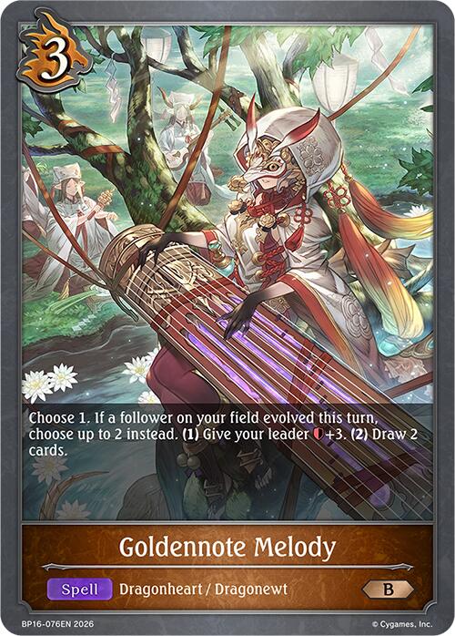 Goldennote Melody (BP16-076EN) [New World Genesis]