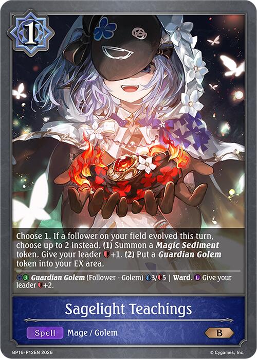 Sagelight Teachings - P12 (Foil) (BP16-P12EN) [New World Genesis]
