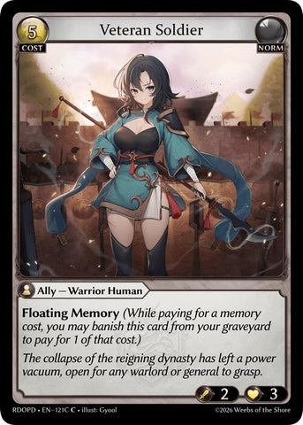 Veteran Soldier (121C) [Radiant Origins: Pantheon]
