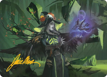 Emeritus of Woe Art Card (Gold-Stamped Signature) [Secrets of Strixhaven Art Series]