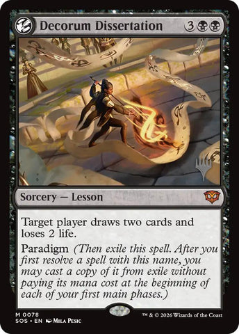 Decorum Dissertation [Secrets of Strixhaven Promos]