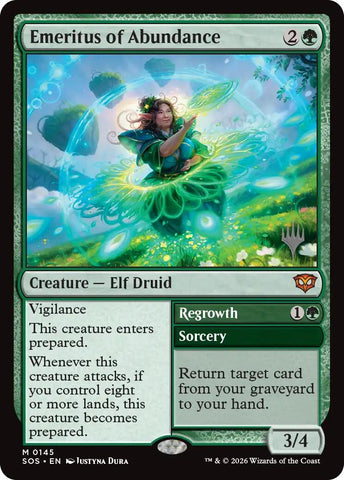 Emeritus of Abundance [Secrets of Strixhaven Promos]