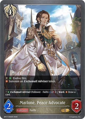 Marlone, Peace Advocate (BP17-096EN) [Convergent Destinies]