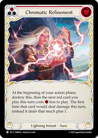 Chromatic Refinement (Red) [OMN193] (Omens of the Third Age)  Rainbow Foil
