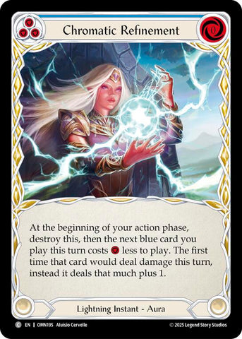 Chromatic Refinement (Blue) [OMN195] (Omens of the Third Age)
