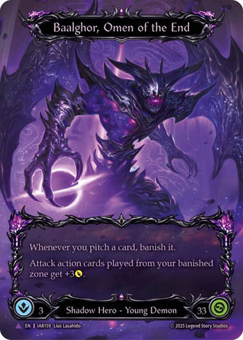 Baalghor, Omen of the End (Marvel) [IAR159-MV] (Omens of the Third Age)  Cold Foil