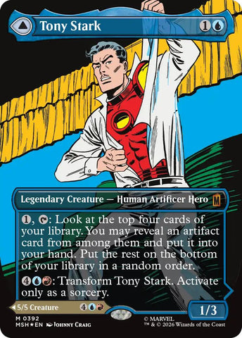 Tony Stark (Borderless) (0392) [Marvel Super Heroes]