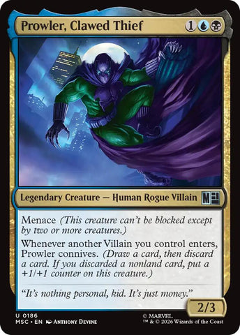 Prowler, Clawed Thief [Marvel Super Heroes Commander]