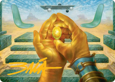 The Mind Stone Art Card (Gold-Stamped Signature) [Marvel Super Heroes Art Series]