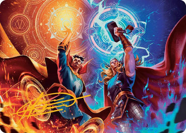 We Say Thee Nay! Art Card (Gold-Stamped Signature) [Marvel Super Heroes Art Series]