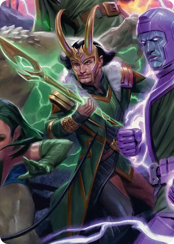 Loki, God of Lies Art Card [Marvel Super Heroes Art Series]
