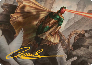 The Vision Art Card (Gold-Stamped Signature) [Marvel Super Heroes Art Series]