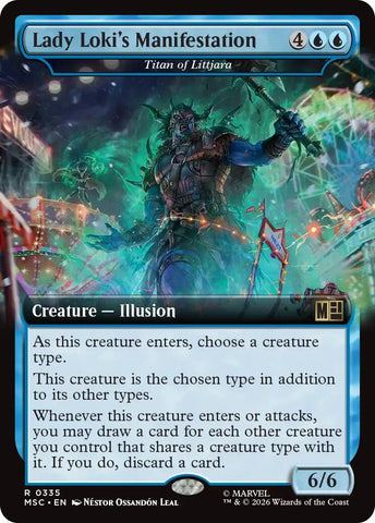 Lady Loki's Manifestation - Titan of Littjara (Extended Art) [Marvel Super Heroes Commander]
