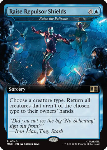 Raise Repulsor Shields - Raise the Palisade (Extended Art) [Marvel Super Heroes Commander]