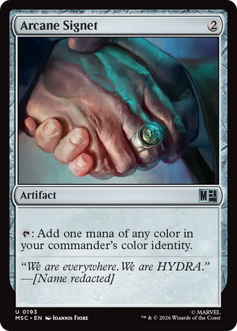 Arcane Signet (0193) [Marvel Super Heroes Commander]
