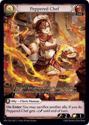 Peppered Chef (Curio Foil) (22) [Supporter Pack 4]