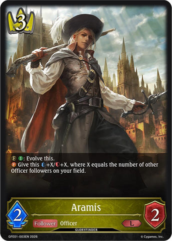Aramis (GFE01-003EN) [Gloryfinder Events]