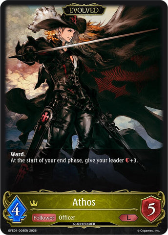 Athos (Evolved) (GFE01-008EN) [Gloryfinder Events]
