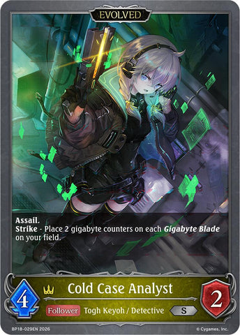 Cold Case Analyst (Evolved) (BP18-029EN) [Neometropolis]