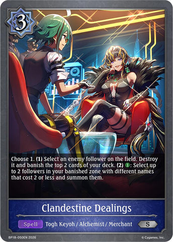 Clandestine Dealings (BP18-050EN) [Neometropolis]