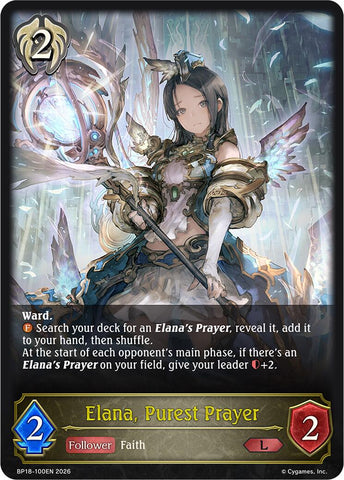 Elana, Purest Prayer (BP18-100EN) [Neometropolis]