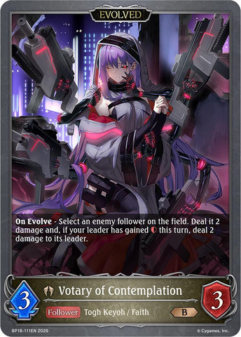 Votary of Contemplation (Evolved) (BP18-111EN) [Neometropolis]