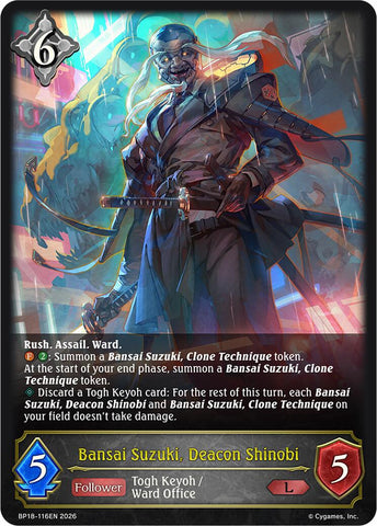 Bansai Suzuki, Deacon Shinobi (BP18-116EN) [Neometropolis]