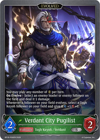 Verdant City Pugilist (Evolved) (P06EN) (Foil) (BP18-P06EN) [Neometropolis]