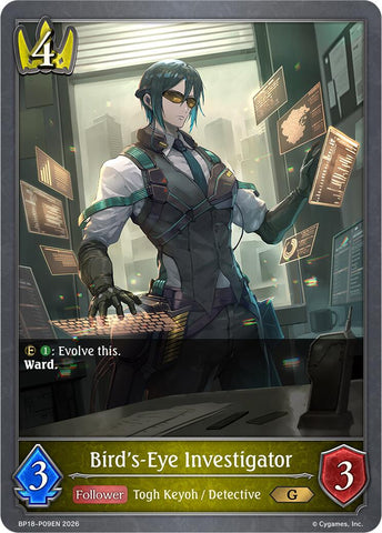 Bird's-Eye Investigator (P09EN) (Foil) (BP18-P09EN) [Neometropolis]