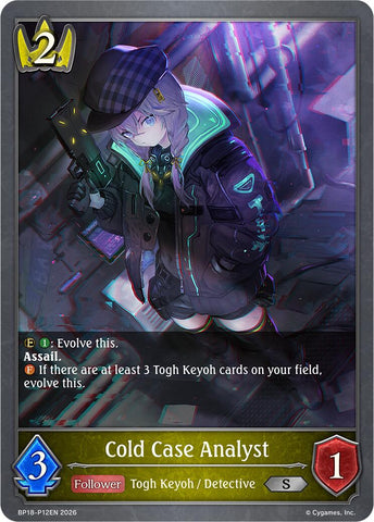 Cold Case Analyst (P12EN) (Foil) (BP18-P12EN) [Neometropolis]