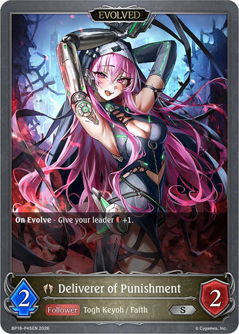 Deliverer of Punishment (Evolved) (P45EN) (Foil) (BP18-P45EN) [Neometropolis]