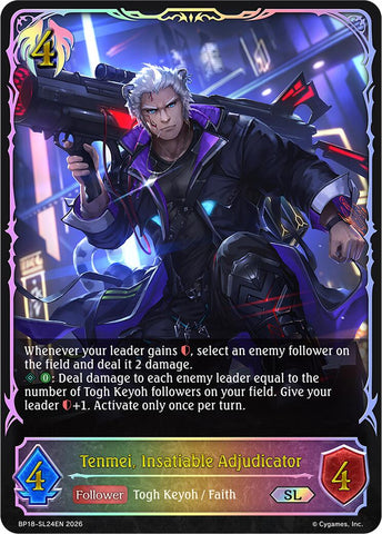 Tenmei, Insatiable Adjudicator (BP18-SL24EN) [Neometropolis]