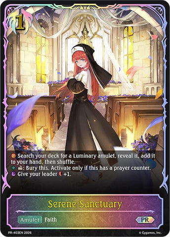 Serene Sanctuary (PR-403EN) [Promotional Cards]