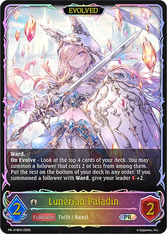 Lunerian Paladin (Evolved) - PR-418EN (PR-418EN) [Promotional Cards]