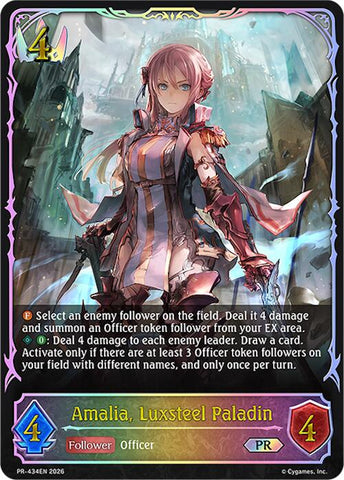 Amalia, Luxsteel Paladin (PR-434EN) (PR-434EN) [Promotional Cards]