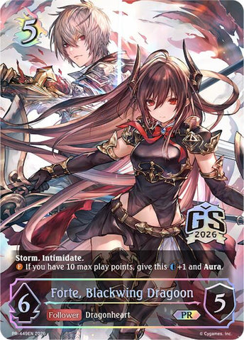 Forte, Blackwing Dragoon (PR-449EN) [Promotional Cards]
