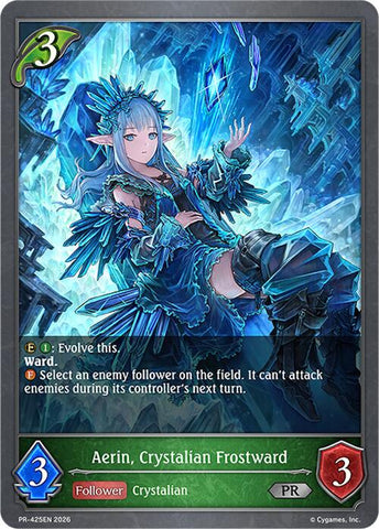 Aerin, Crystalian Frostward (PR-425EN) (PR-425EN) [Promotional Cards]