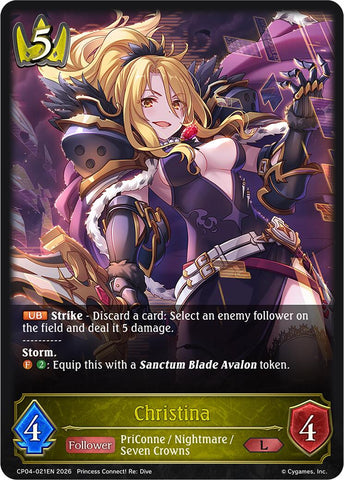 Christina (CP04-021EN) [Princess Connect! Re: Dive]