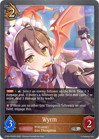 Wyrm - P50EN (Foil) (CP04-P50EN) [Princess Connect! Re: Dive]