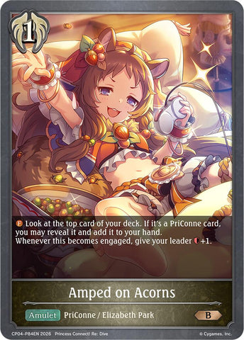Amped on Acorns - P84EN (Foil) (CP04-P84EN) [Princess Connect! Re: Dive]