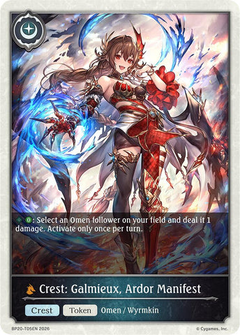 Crest: Galmieux, Ardor Manifest (BP20-T05EN) [Omens and Heirs]