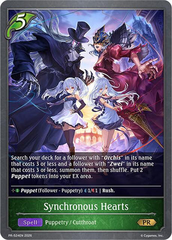 Synchronous Hearts (PR-524) (PR-524EN) [Promotional Cards]