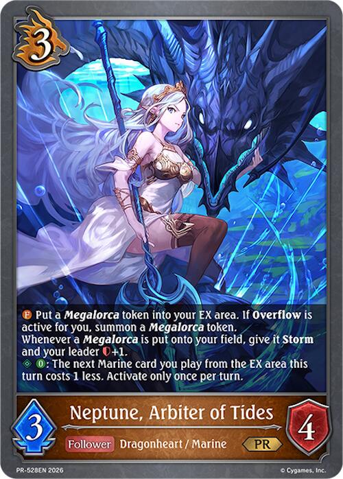 Neptune, Arbiter of Tides (PR-528) (PR-528EN) [Promotional Cards]