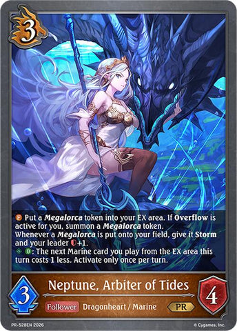 Neptune, Arbiter of Tides (PR-528) (PR-528EN) [Promotional Cards]
